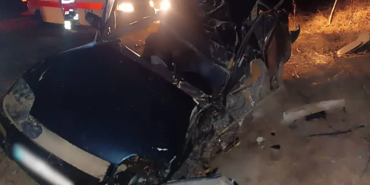 Accident mortal la Sângerei: un tânăr fără permis a decedat după ce s-a izbit cu mașina de un copac