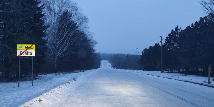 Administrația Națională a Drumurilor: majoritatea drumurilor din Moldova au fost deszăpezite