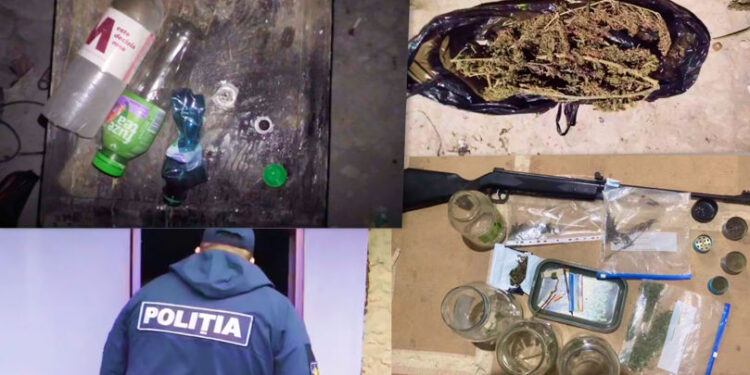 Descinderi la Hîncești: droguri și arme confiscate