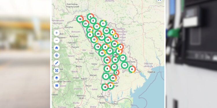 Șoferii din Moldova pot verifica în timp real prețurile și stocurile de carburant