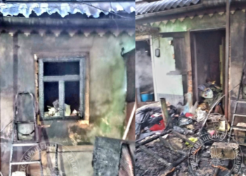 Разрушительный пожар в хозяйстве в приднестровском регионе: пристройка превратилась в пепел