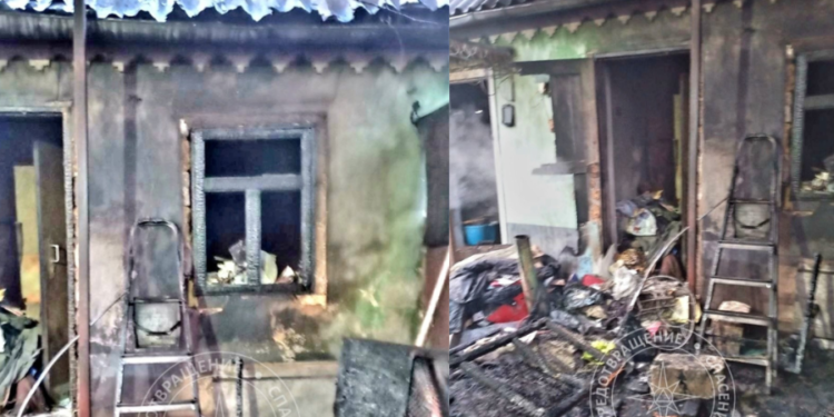 Разрушительный пожар в хозяйстве в приднестровском регионе: пристройка превратилась в пепел