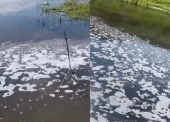 Scurgerile suspecte pe râul Răut continuă: În apă a fost observată din nou spumă. Urmează prelevări