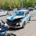 Серьёзное ДТП в Кишинёве: BMW выехал на встречную полосу и столкнулся с автомобилем автошколы