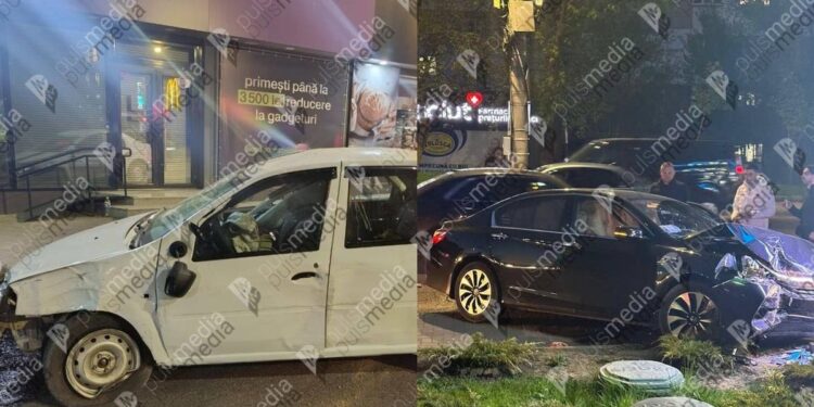 Два ДТП в Кишинёве: есть пострадавшие