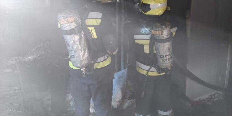 Incendiu într-un apartament de pe strada Lech Kaczynski din Chișinău