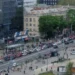 O coloană uriașă, un drapel gigantic și numeroși tineri. Marș auto pe 9 Mai